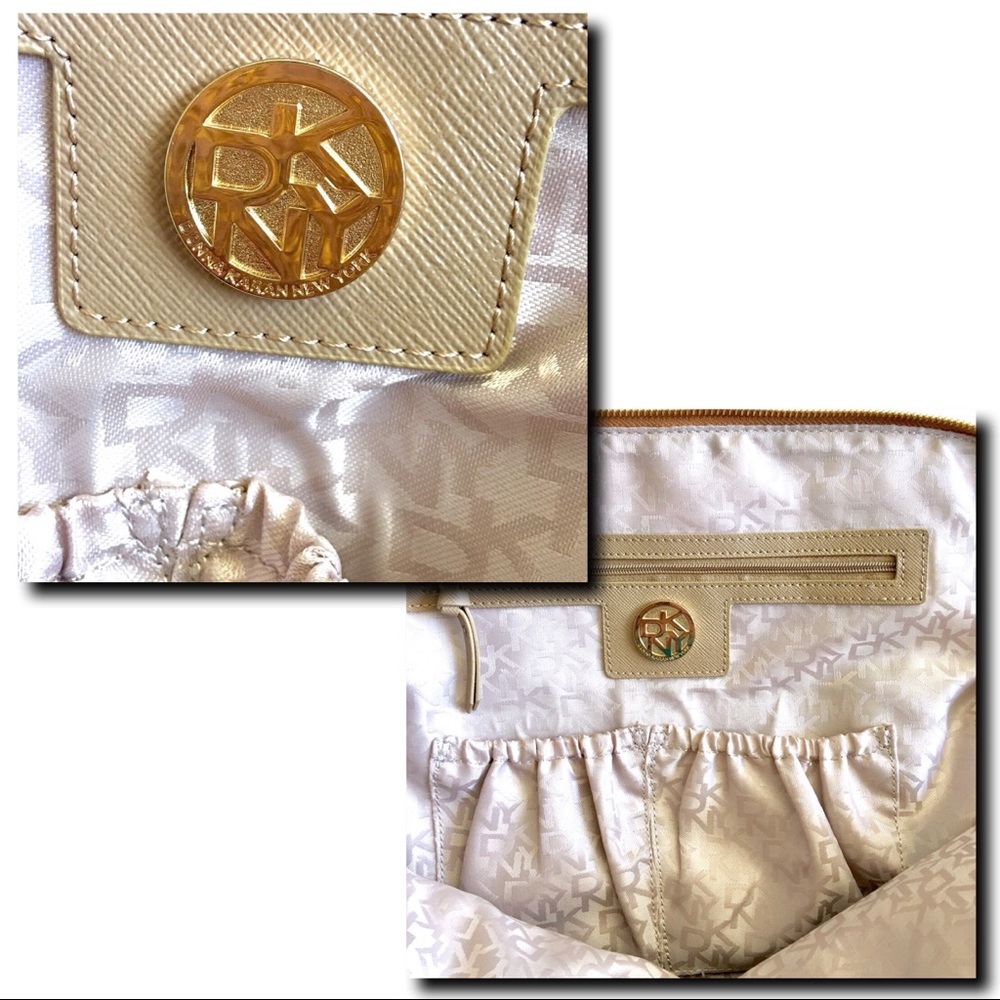 DKNY Tan/Camel Round Satchel - Picture 7 of 8